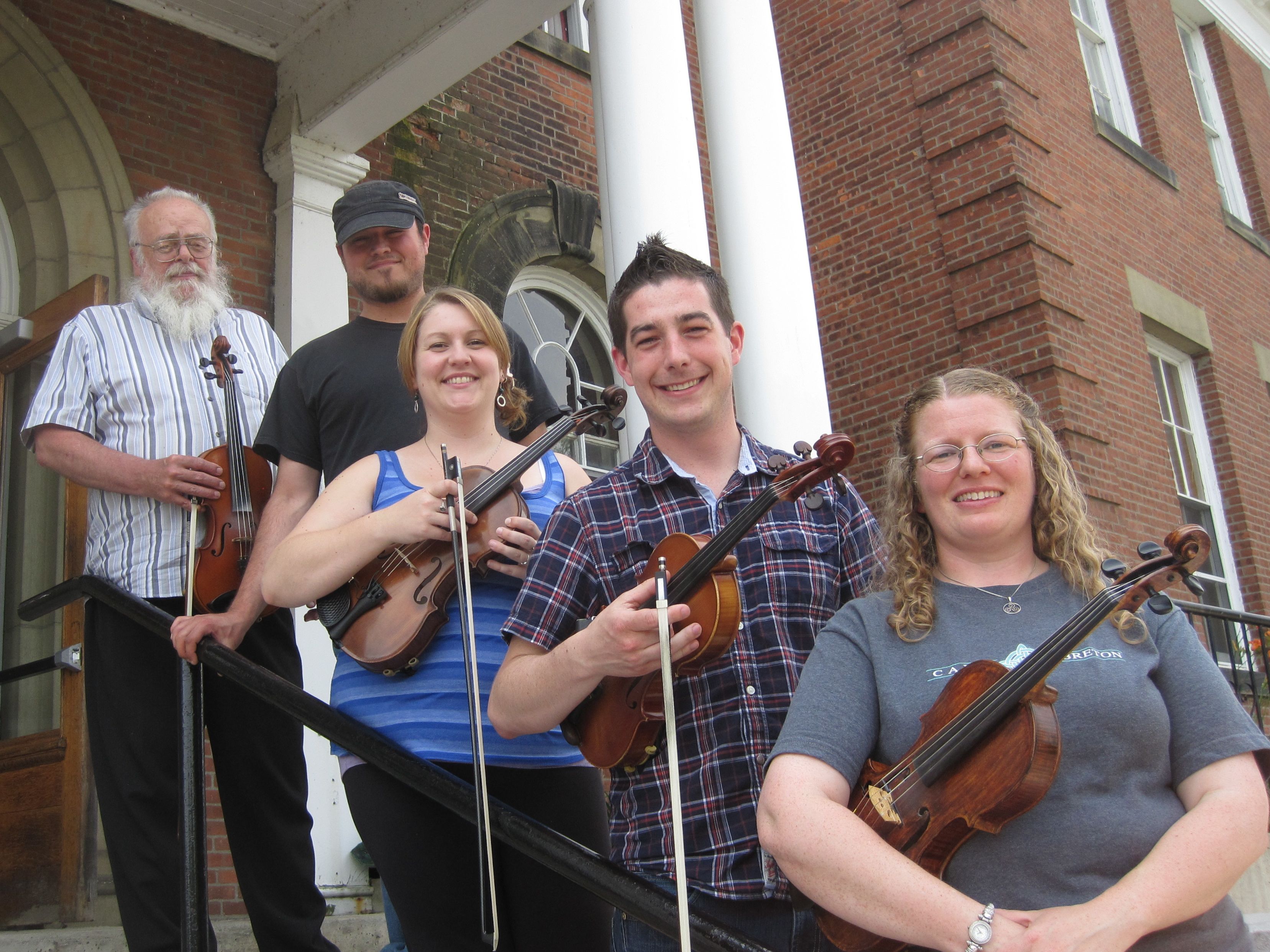 Dad at Fiddle Camp