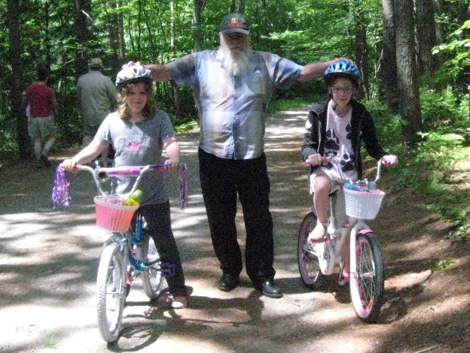 Dad, Lauren and Emily