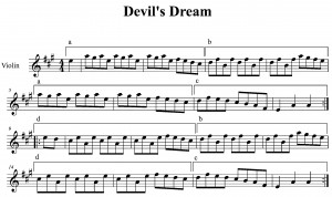 Devil's Dream labeled